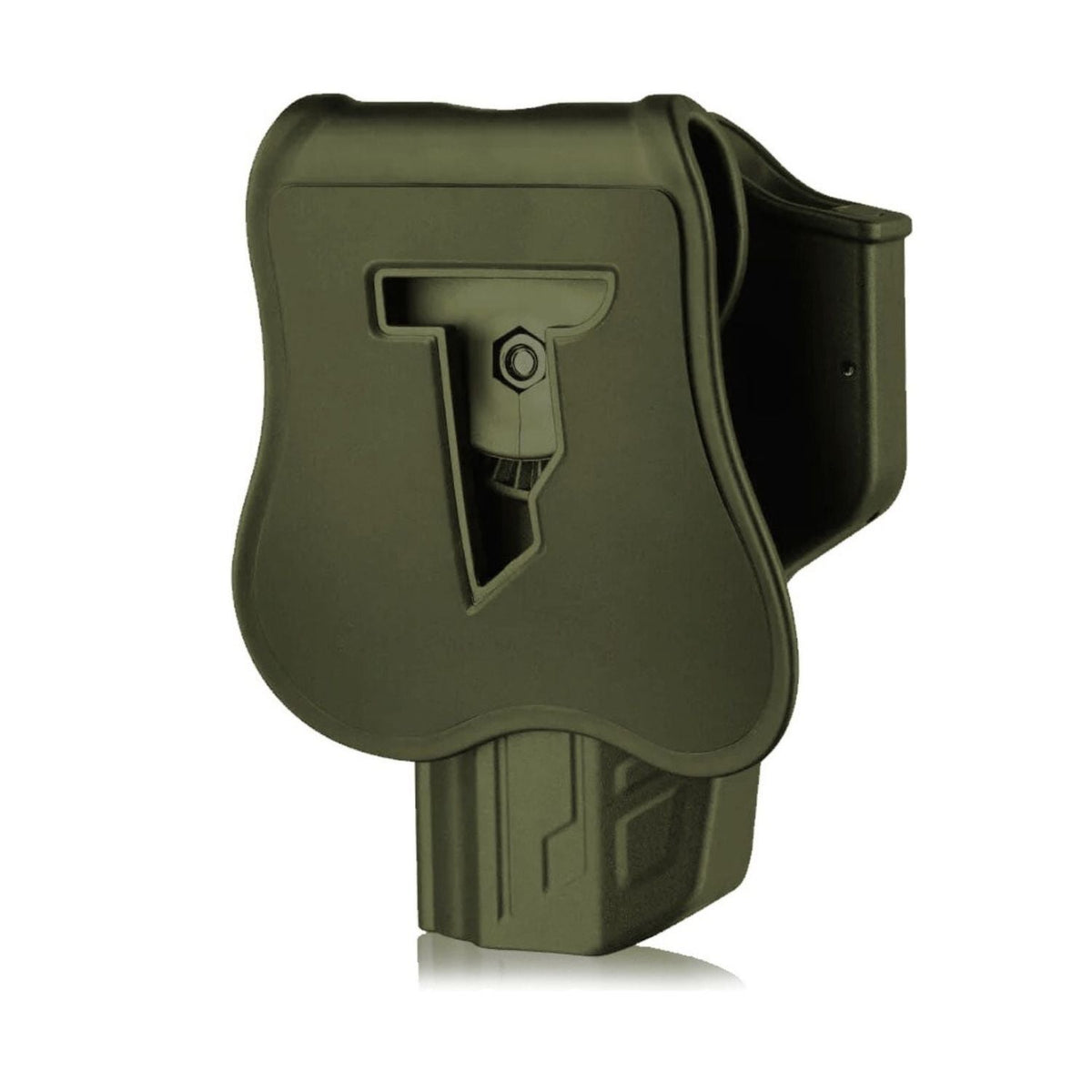 Funda CYTAC R-Defender para Glock 17, 22 y 31 en verde, porte exterior - foto 2