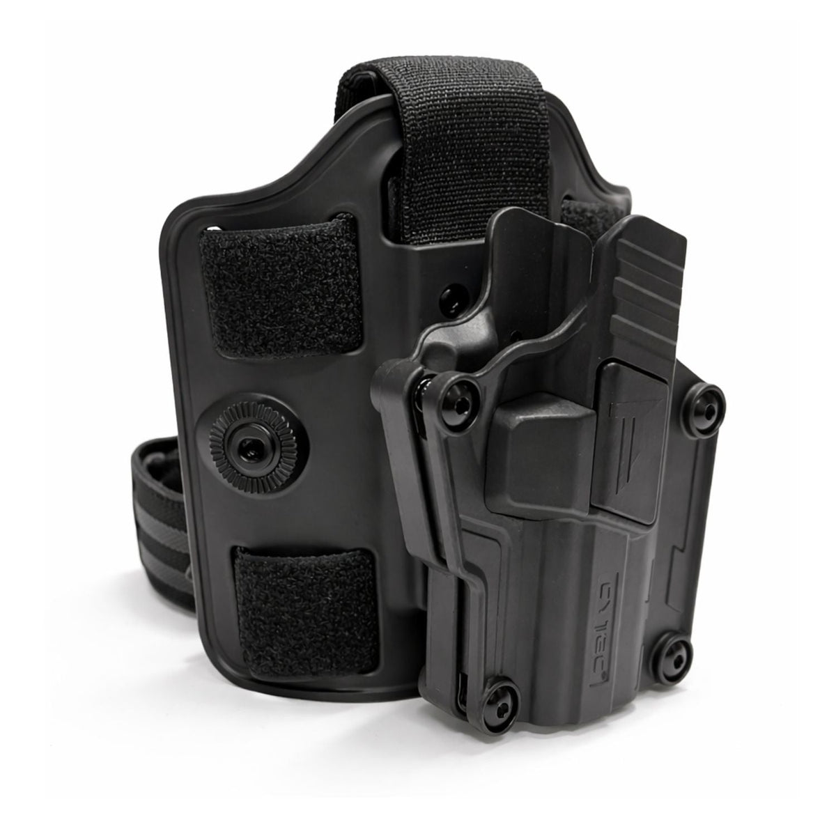 Funda piernera táctica drop leg CYTAC MEGA FIT 2.ª generación, polímero