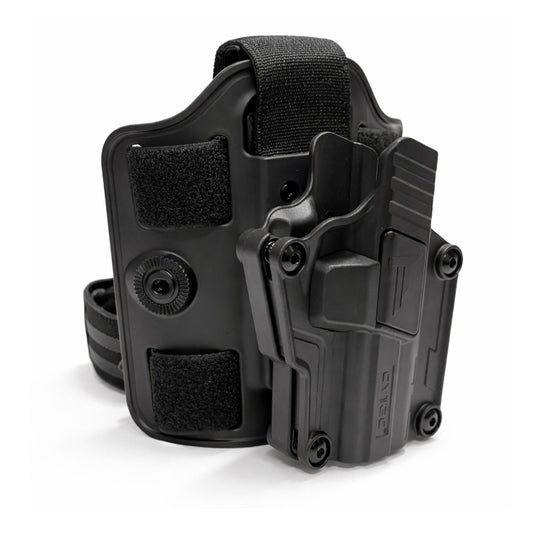Funda piernera táctica drop leg CYTAC MEGA FIT 2.ª generación, polímero