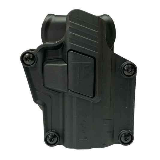 Funda rígida universal para pistola con retención y liberación rápida