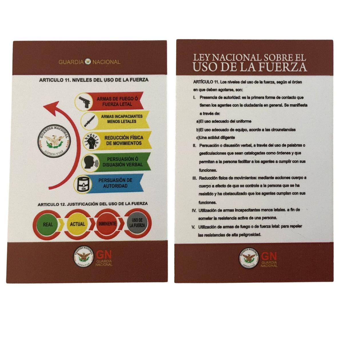 Cartilla de derechos para personas en detención, paquete de 5 piezas - foto 4