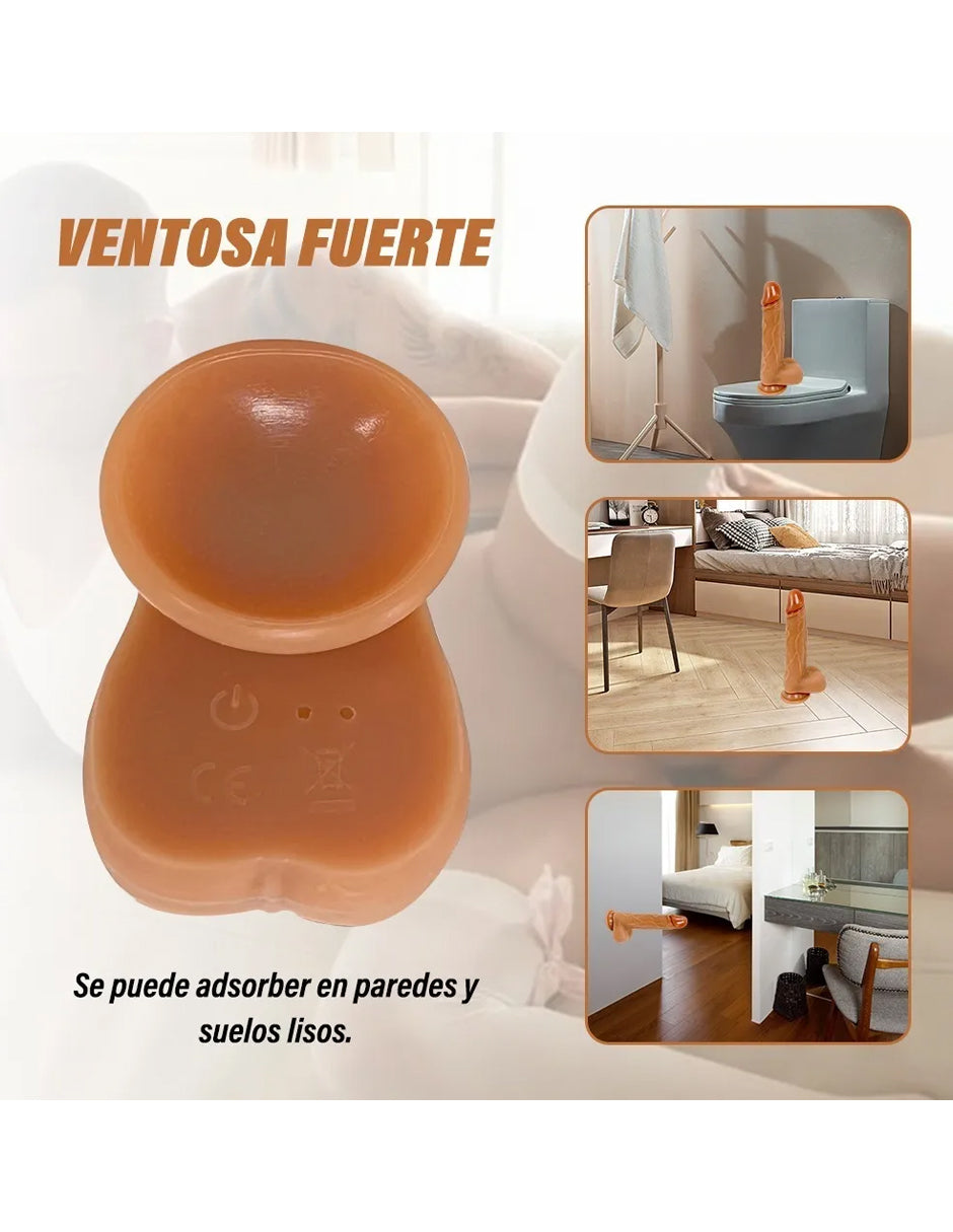 Vibrador Consolador Realista Dildo Pene Telescópico