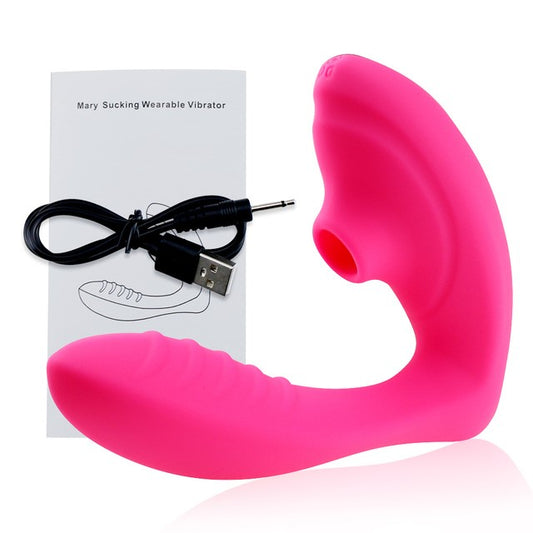 Vibrador C/ Succionador De Clítoris Y Consolador Punto G