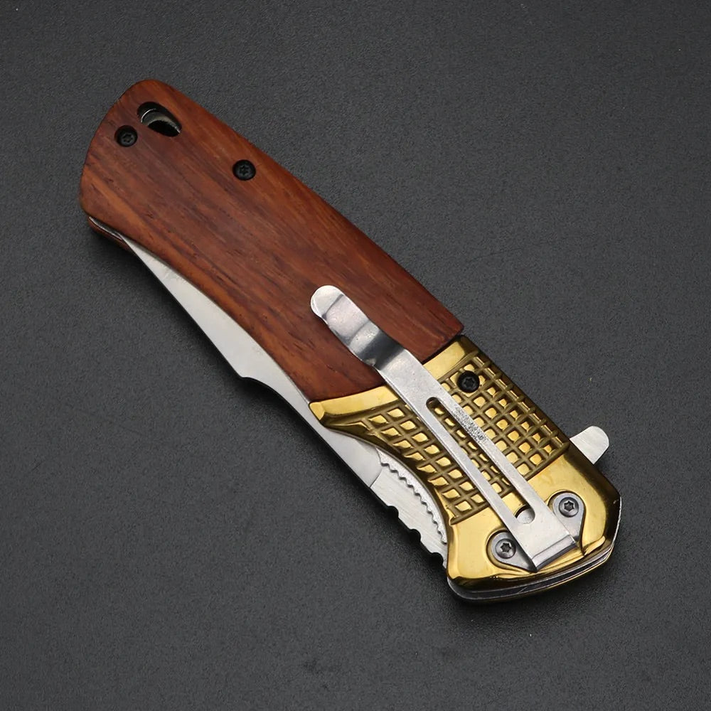 Cuchillo plegable manual con clip, modelo DA96 - foto 3