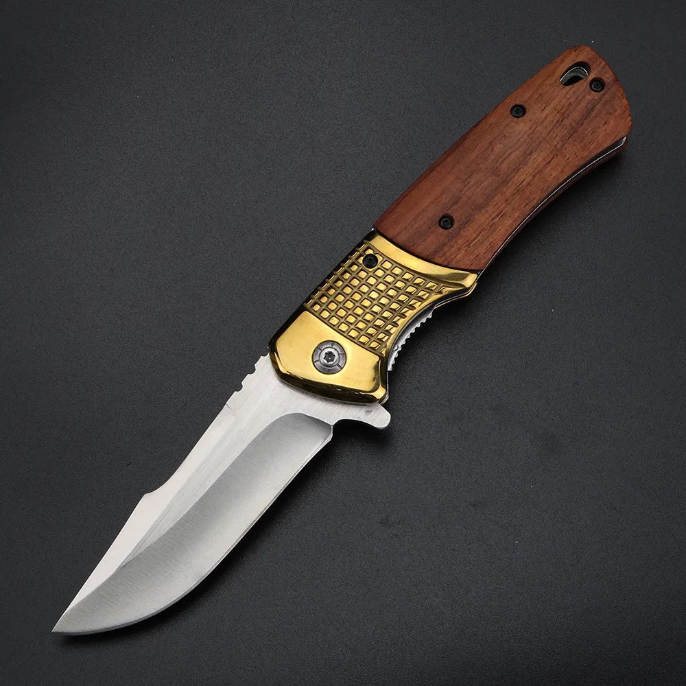 Cuchillo plegable manual con clip, modelo DA96