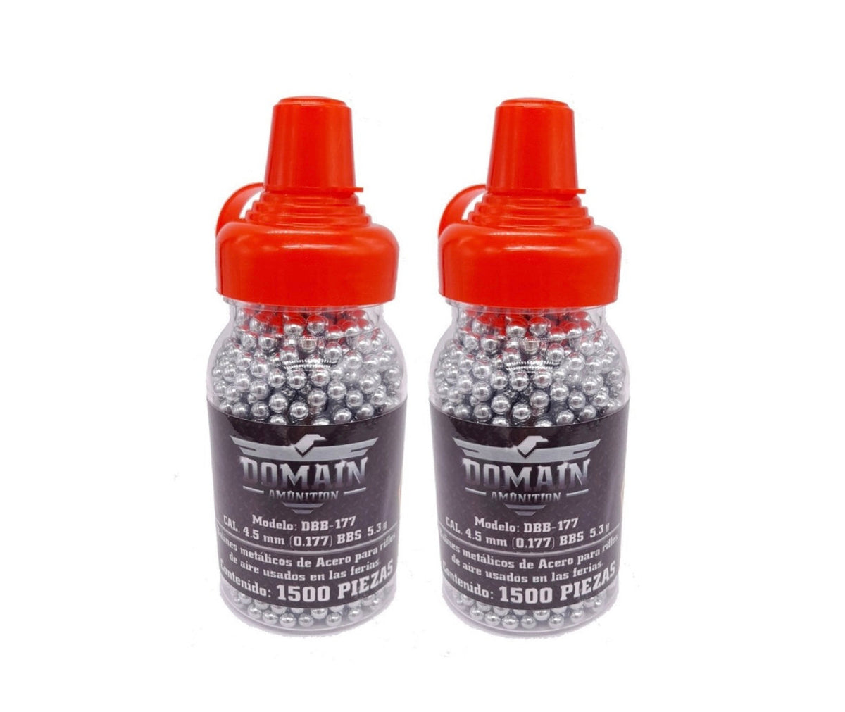 Balines de acero calibre 4.5 mm, paquete de 1500 piezas DBB-177 - foto 2