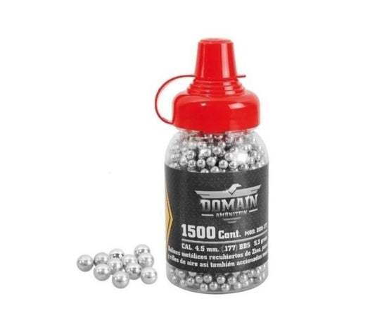 Balines de acero calibre 4.5 mm, paquete de 1500 piezas DBB-177