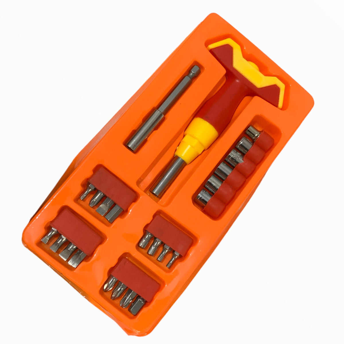 Desarmador de puntas intercambiables, juego de 24 piezas DH-508