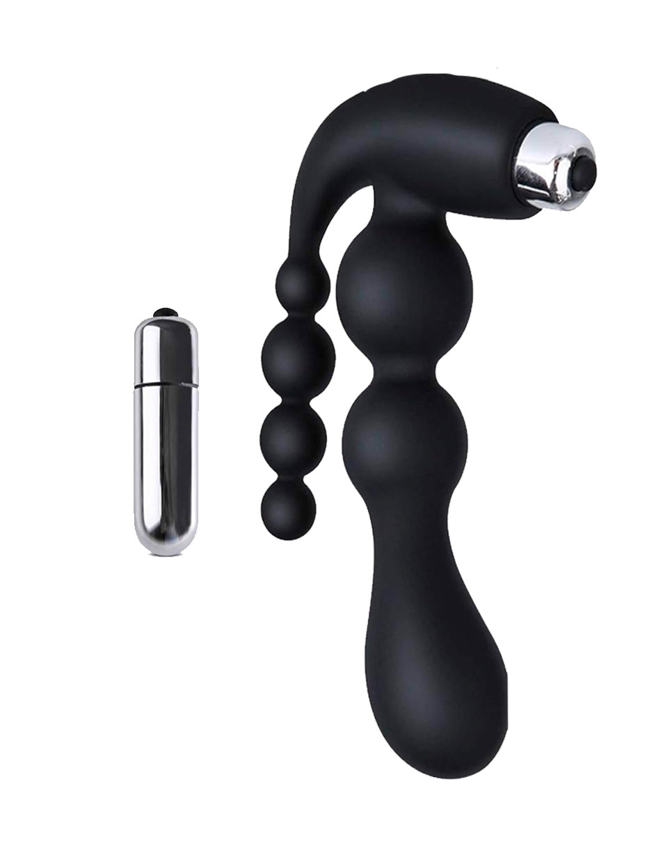 Bolas Anales De Silicona Vibrador Plug Anal Trasero Vibrador