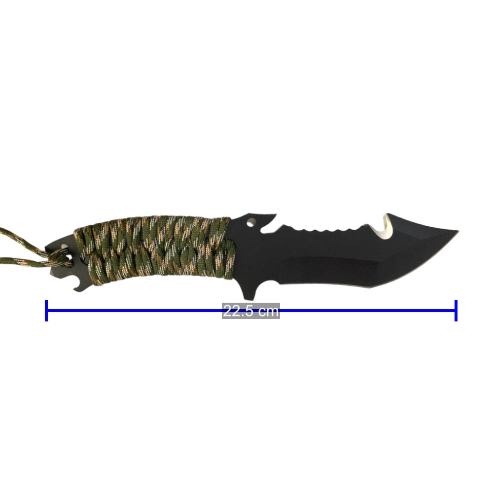 Cuchillo multiusos con mango de paracord, modelo DJ-4 - foto 2