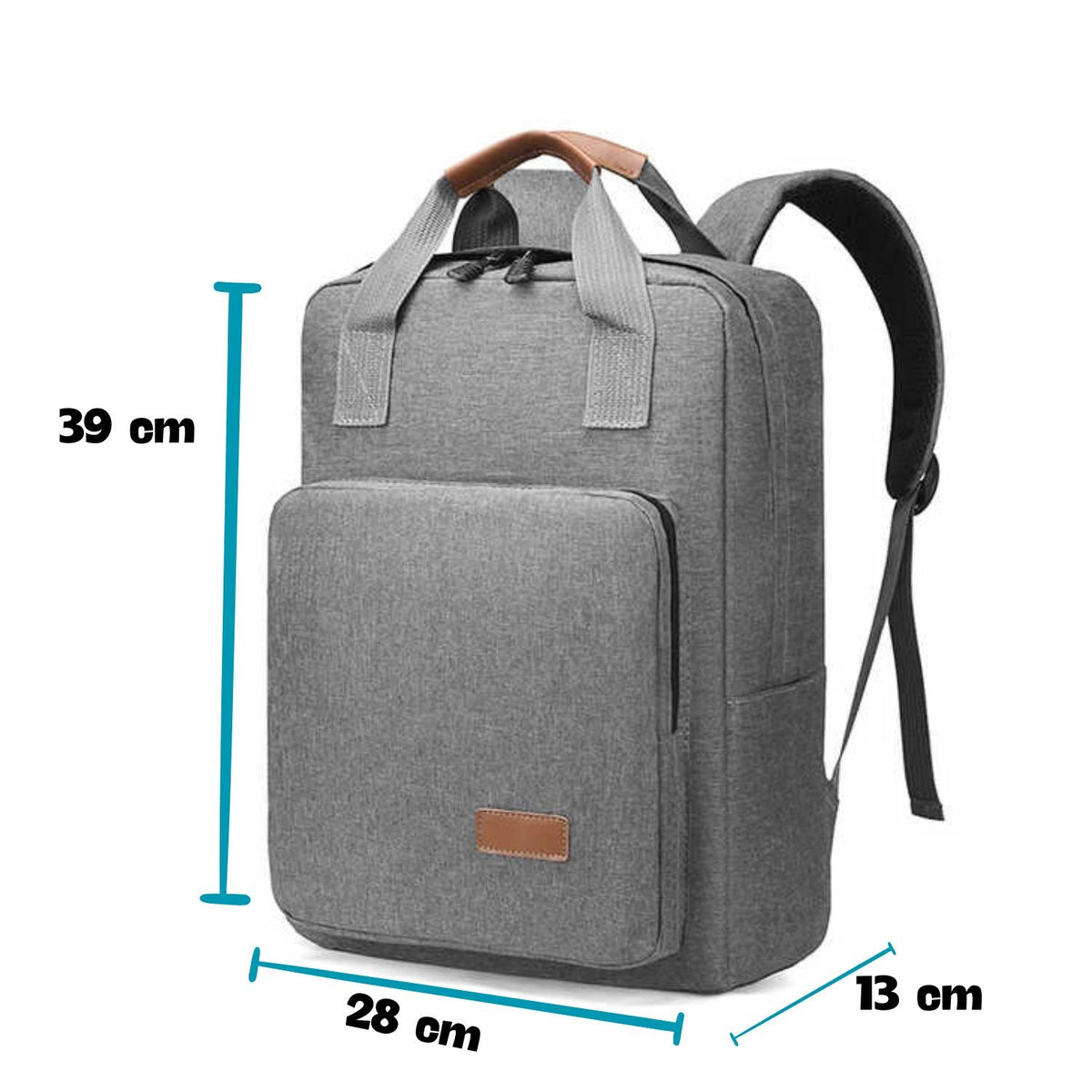 Mochila maletín 3 en 1 de 15 L con lonchera térmica y lapicera DNB261 - foto 6