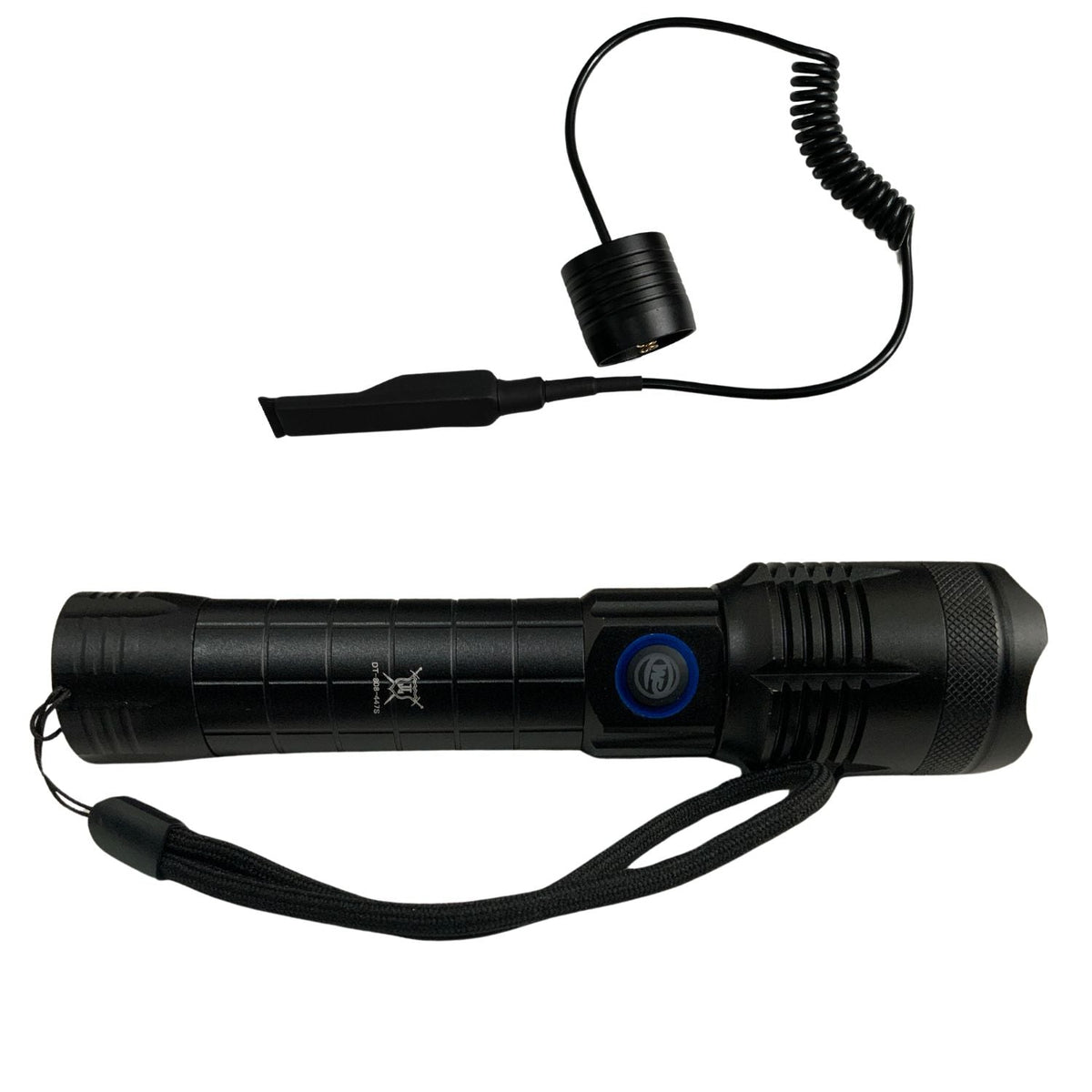 Lámpara LED T9 con cola de rata, 5 pasos y zoom DT447S