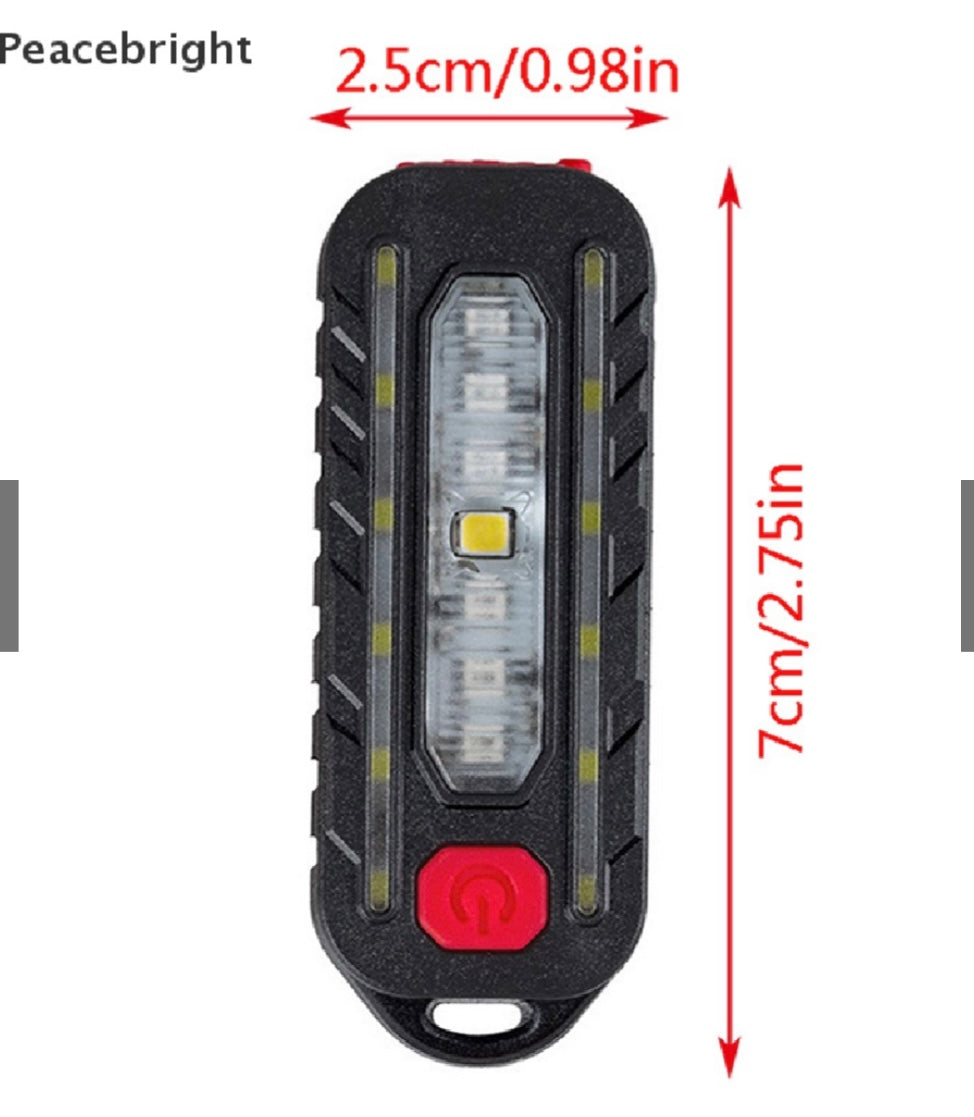Luz LED para bicicleta con efecto patrulla, recargable DT475 - foto 2
