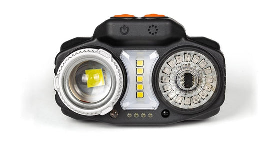 Faro LED de cabeza con power bank y 9 modos de luz DT477