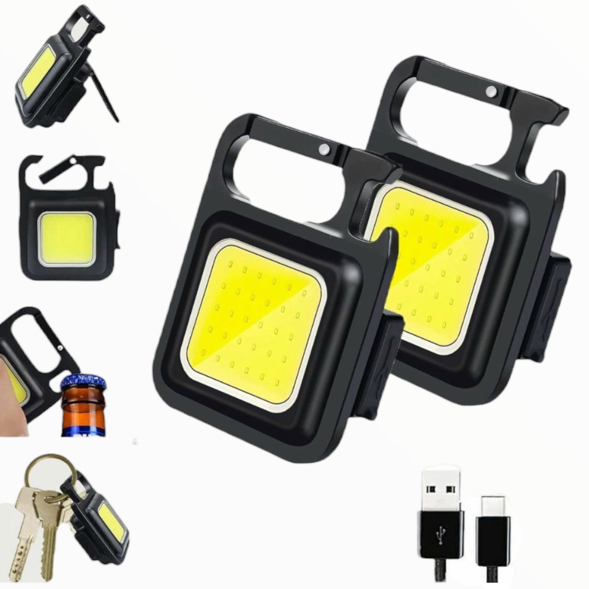 Mini lámpara LED recargable de 3 pasos DT494