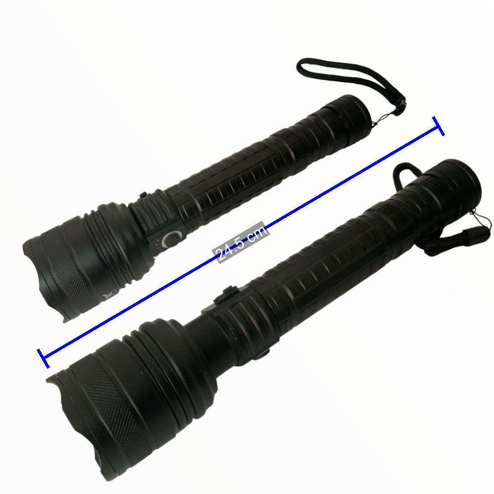 Linterna LED T9 con zoom, 5 modos y carga USB DT507 - foto 2