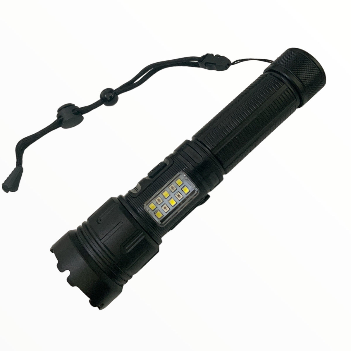 Lámpara LED T9 USB con imán, COB lateral blanca y roja DT515