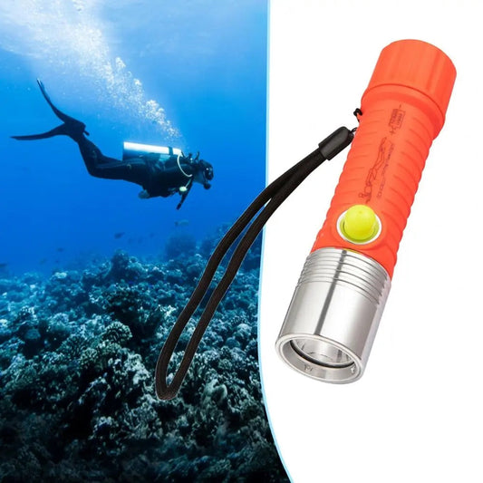 Linterna LED resistente al agua para exteriores y buceo, modelo DT528