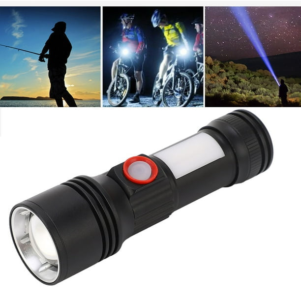 Lámpara LED T9 COB lateral con efecto patrulla y zoom, DT544