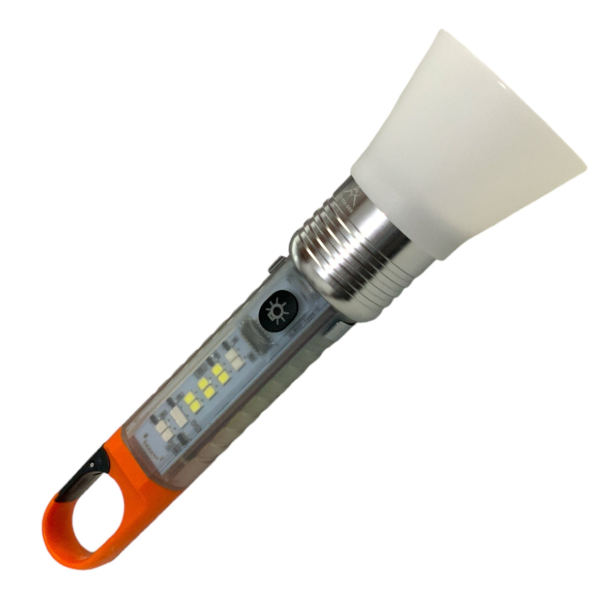 Lámpara con cono y luz lateral COB de 6 pasos, efecto patrulla, DT569