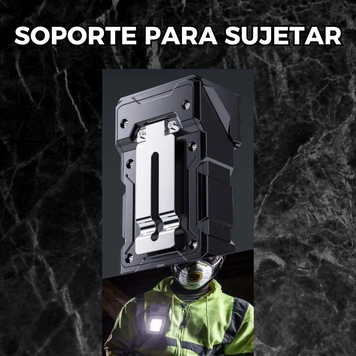 Linterna pequeña giratoria con luz tipo patrulla y función de power bank - foto 6