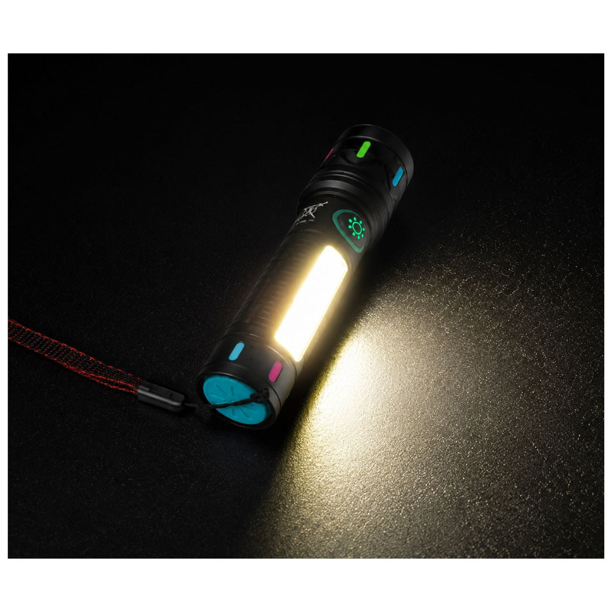 Lámpara LED recargable USB con luz COB lateral y 4 modos (DT756) - foto 2