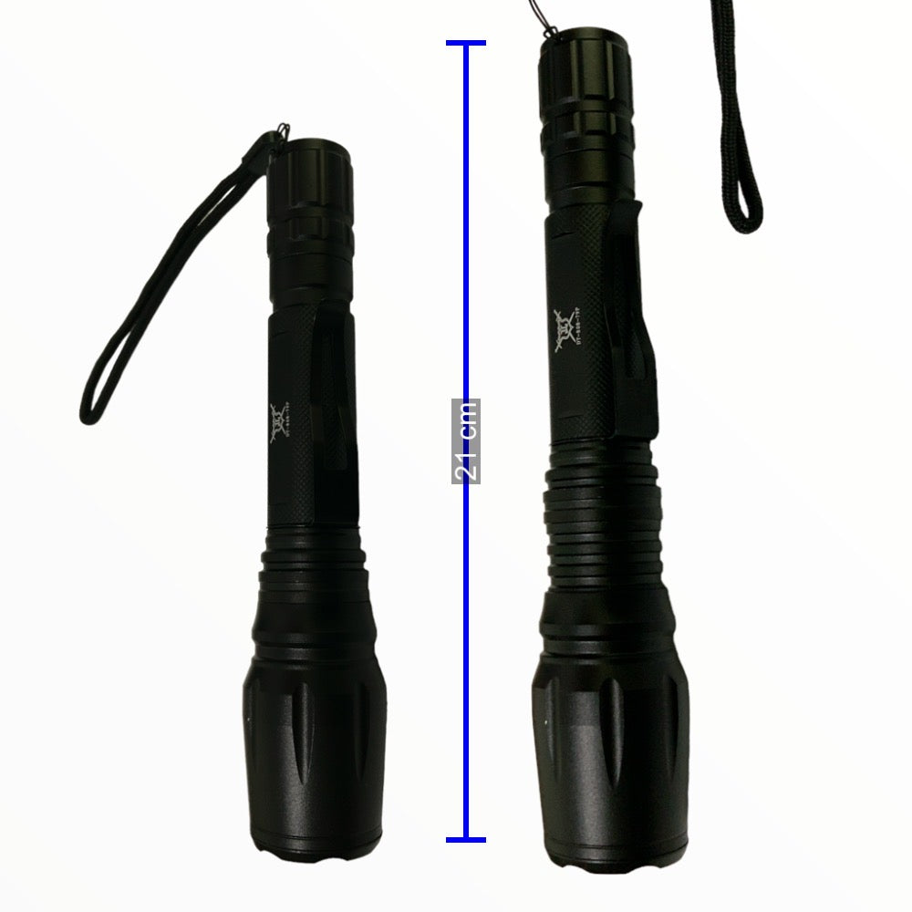 Lámpara LED T9 con zoom y clip para llevar a todos lados DT79P - foto 2
