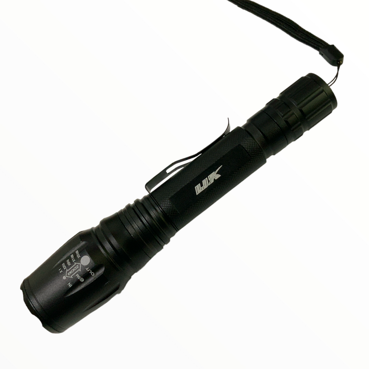 Lámpara LED T9 con zoom y clip para llevar a todos lados DT79P