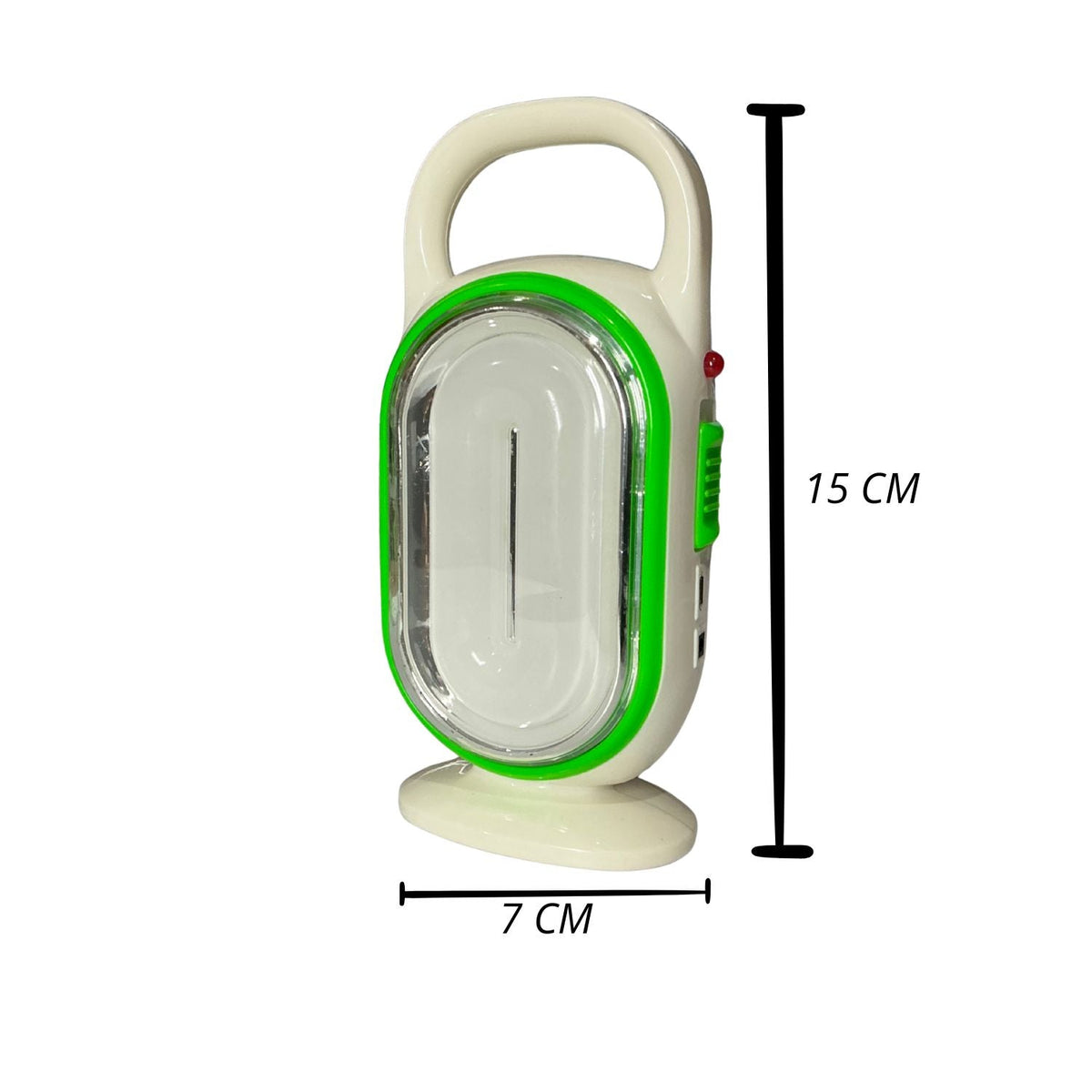 Lámpara LED portátil con carga solar y USB para apagones y camping - foto 3