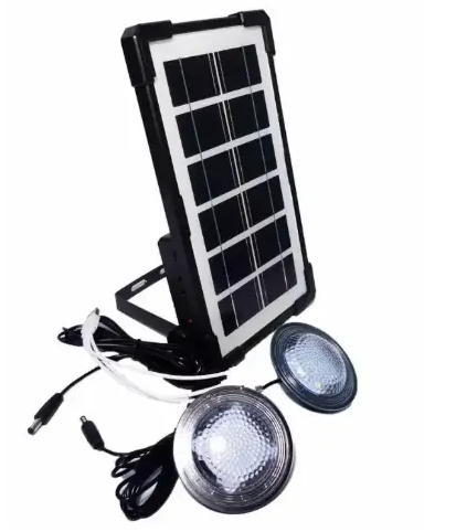 Linterna solar con dos bombillas y power bank, modelo DT07A - foto 3