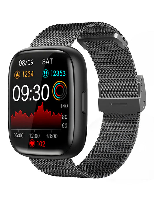 Smartwatch DW26 con Bluetooth Llamada y compatible con Alexa Negro