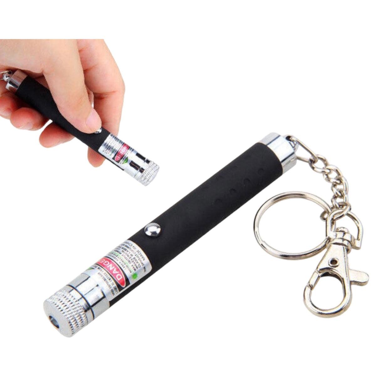 Puntero láser verde recargable por USB con proyección de figuras, DZ-713