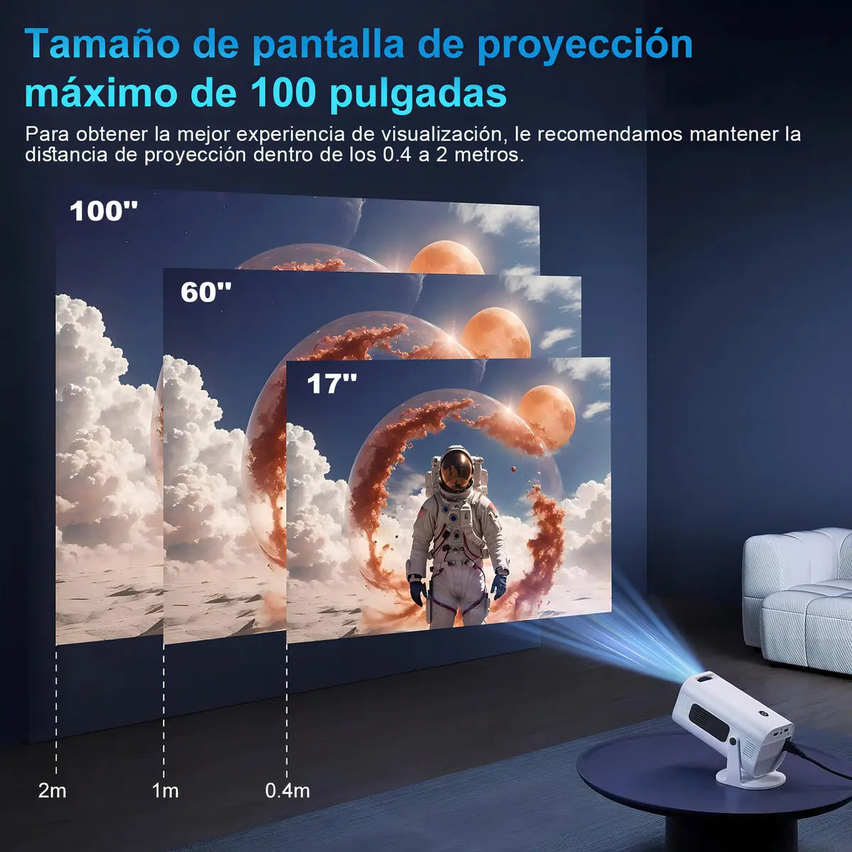 Proyector Portátil Famifun HP330 Android 11 WiFi 6