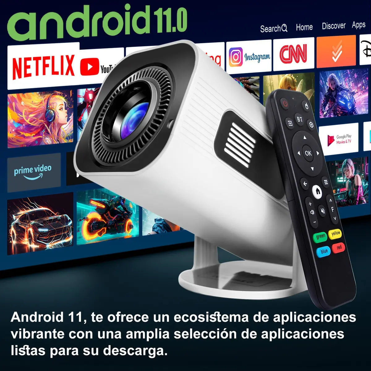 Proyector Portátil Famifun HP330 Android 11 WiFi 6