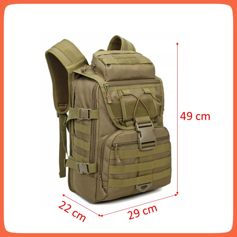 Mochila táctica de 40 L para escuela y campo con espacio para laptop - foto 10