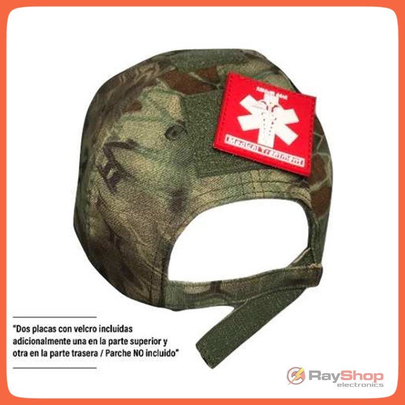 Gorra táctica ripstop con porta parches y ajuste regulable - foto 11