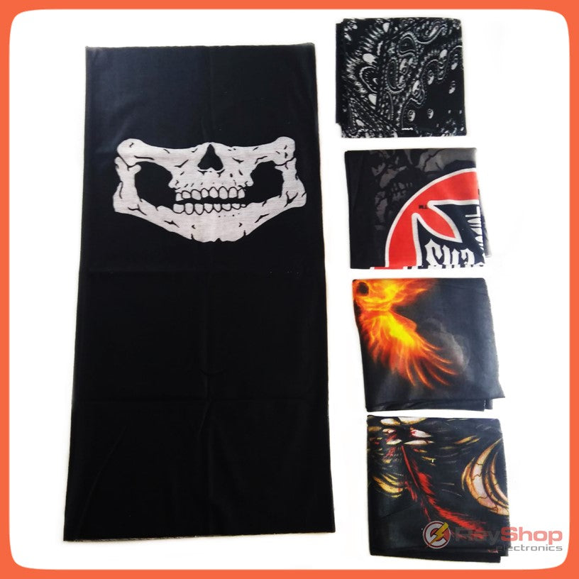 Paquete de 12 bandanas tubulares multiusos de microfibra (TJ01-12P) - foto 4