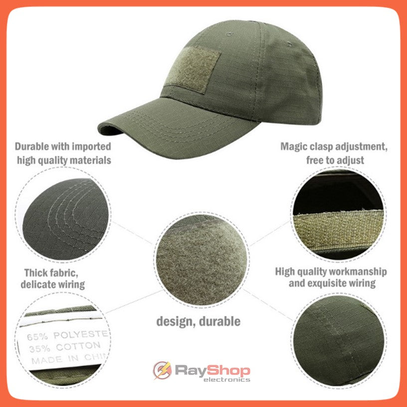 Gorra táctica ripstop con velcro para parches, ajustable - foto 13