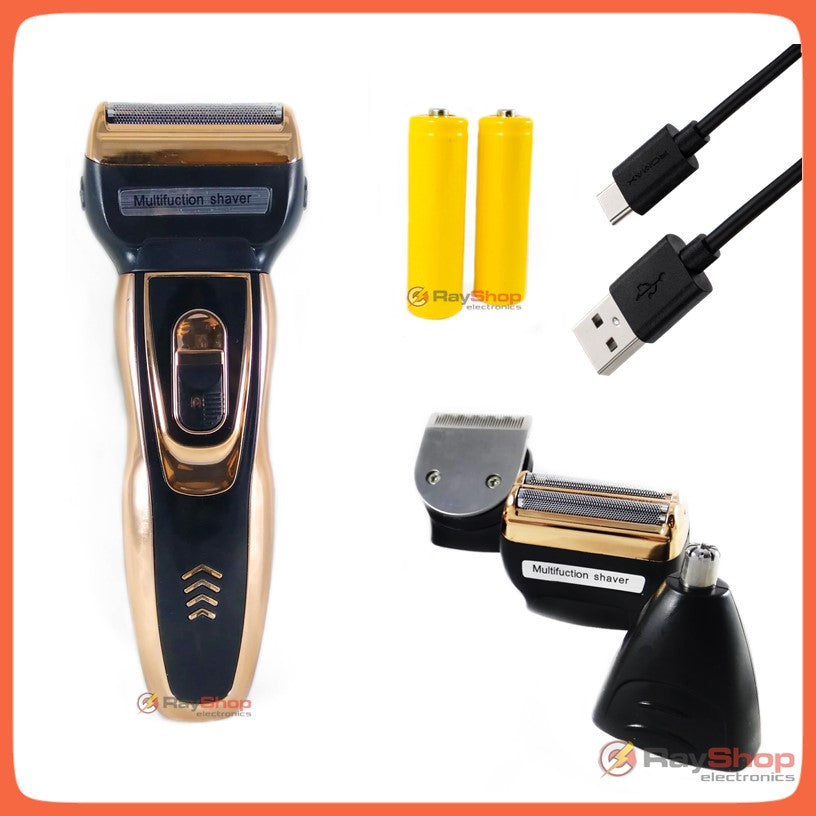Rasuradora 3 en 1 recargable para barba, cabello, nariz y oído (DT559)