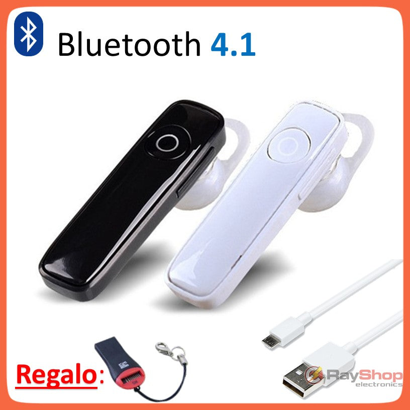 Audífono Bluetooth manos libres con gancho para oreja, 14 horas