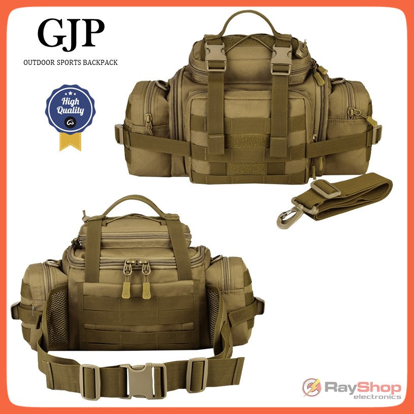 Mochila maletín táctica de 4.5 L multiposición con MOLLE y nylon 1000D (WZ09)