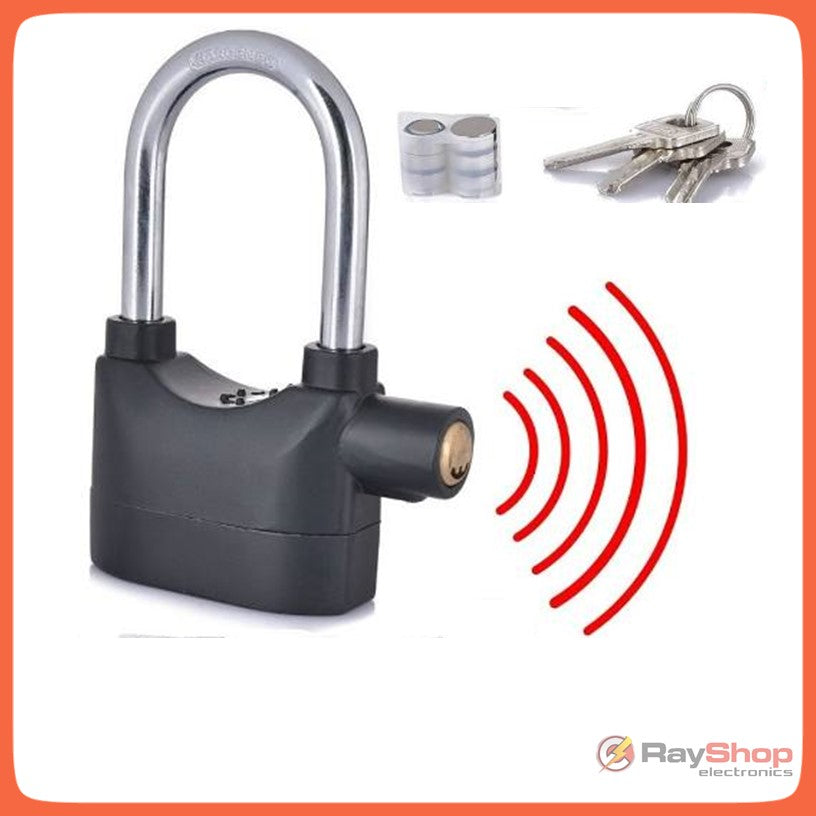 Candado con alarma de 110 dB de arco grande para moto y bici - foto 2
