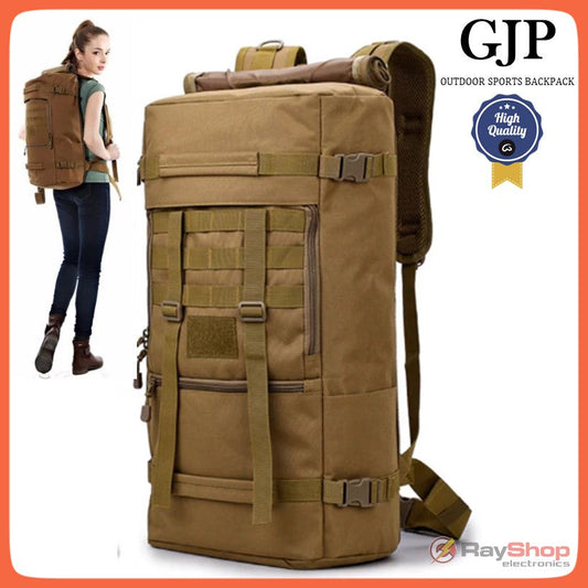 Mochila táctica 3 en 1 de 50 litros: mochila, maleta de mano y bolsa de viaje
