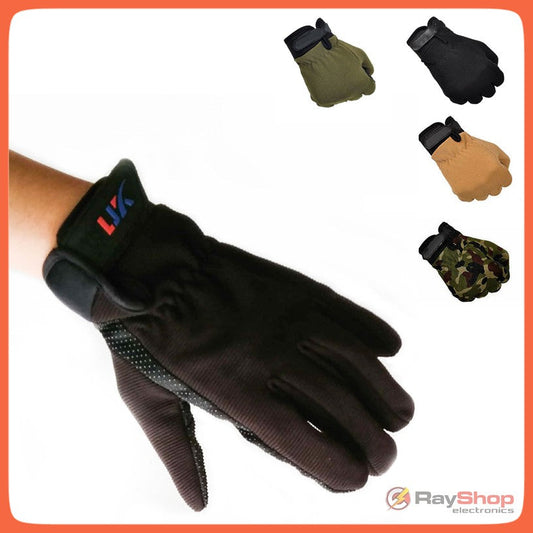 Guantes tácticos de palma antiderrapante con cierre de velcro