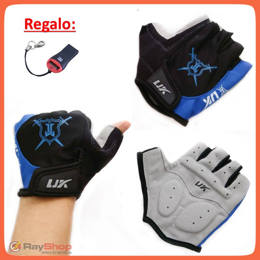 Guantes de ciclismo de dedos cortos con almohadilla y ventilación (TH01)
