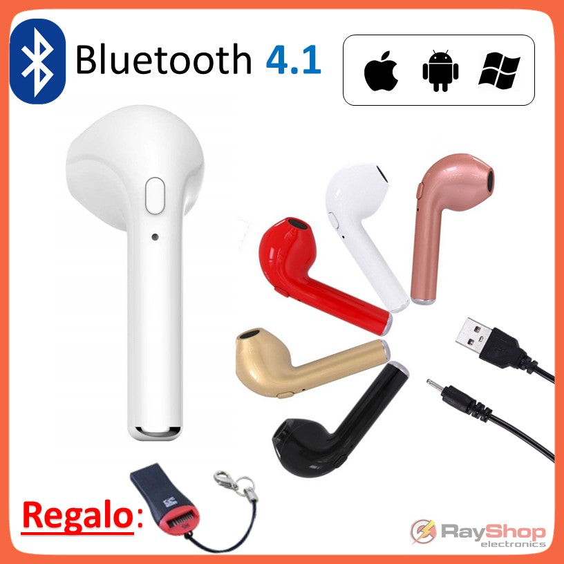 Audífono Bluetooth 4.1 manos libres universal de 4 gramos