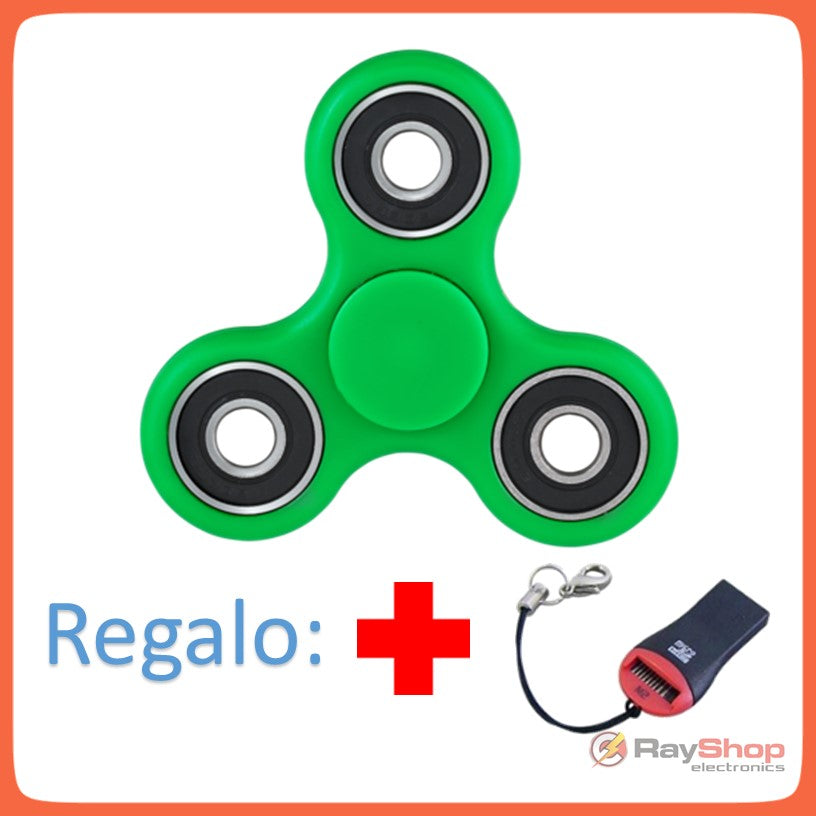Fidget spinner con balero metálico antiestrés