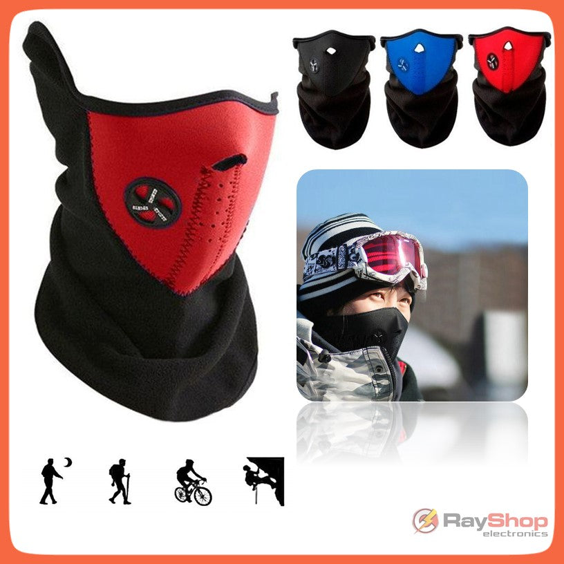 Pasamontañas de neopreno con polar para moto y clima frío