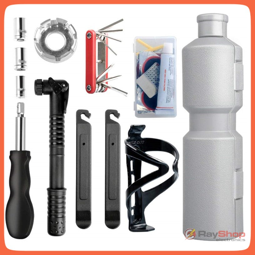Kit de herramientas para bicicleta en botella con bomba de aire (TW03)