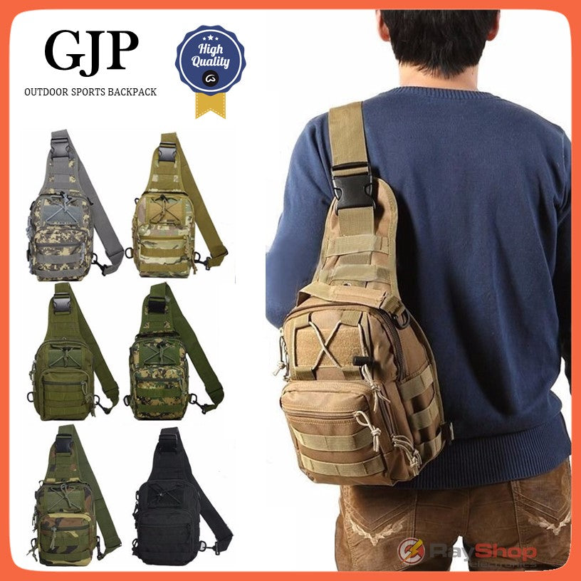 Mochila pechera táctica crossbody de 6 litros con sistema Molle (WZ098)